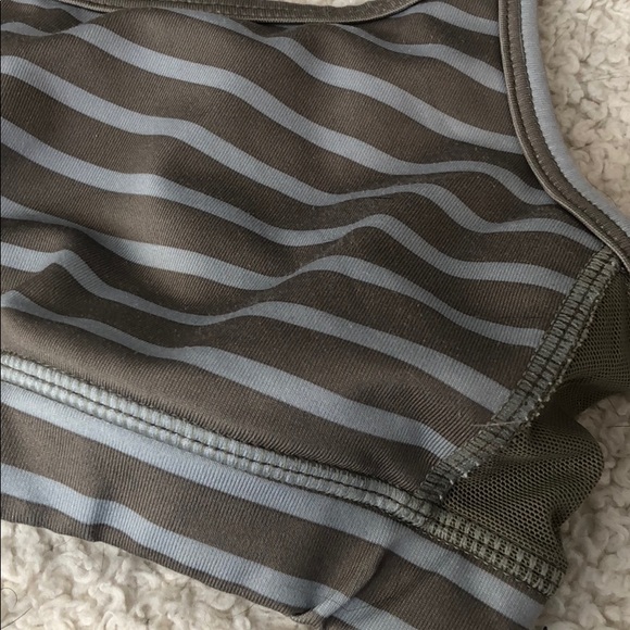 SOLD Striped sports bra - Picture 2 of 3